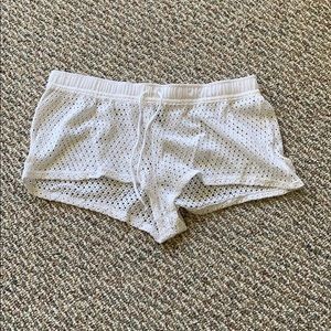 Plus size swim short cover ups